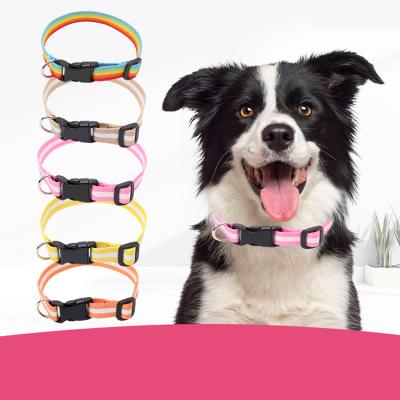 China Personalized Soft and Comfortable Adjustable Pet Collar with Buckle Cat Dog Collar Personalized for sale