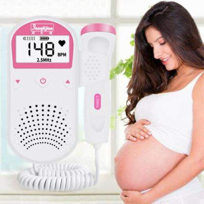 China Epsilon Home Use LCD Digital Pocket Probe Prenatal Doppler Fetal Ultrasound Baby Healthy Heart Rate Heartbeat Monitor Ultrasonic Detector for sale