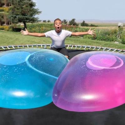 China Inflatable Ninos d'increibles llenas de agua Para Grandes d'inflables des laces De Goma transparent TPR d'agua de Bola de burbuja Toy Epsilon Water Bubble Ball for sale