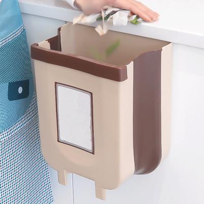 China 6L Epsilon Sustainable 9L Hanging 2.4 Gallon Waste Kitchen Waste Bin Wall Mounted For Kitchen Bathroom Cabinet Door for sale