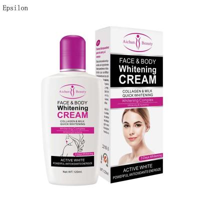 China Epsilon Moisturize Body Lotion Cream Skin Care Body Cream Private Parts Formula Armpit Brightening Whitening Nourishing Whitener 120ml for sale