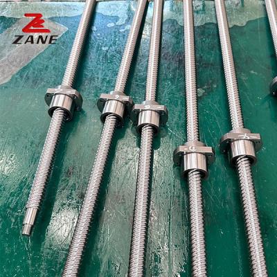 China SCR2505 Diameter 20mm Pitch 5mm 10mm 25mm Ballscrew Ground Rolled Ball Screw For Cnc Router Cnc Machine for sale