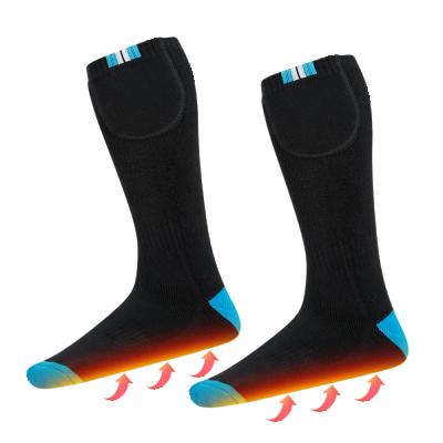 China Amazon Popular Antibacterial Thermal Cotton Socks Foot Passionate Sport Heated Ski Deodorant Socks for sale