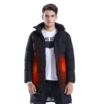 China Sustainable Men's Winter Heated Softshell Jacket / Rechargeable Battery Softshell Heating Jacket for sale