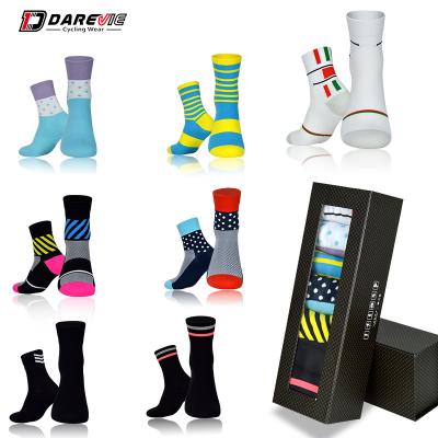 China Custom Constructed Cycling Compression Colorful QUICK DRY Varicose Vein Logo Socks Oem Socks Trend Sports for sale