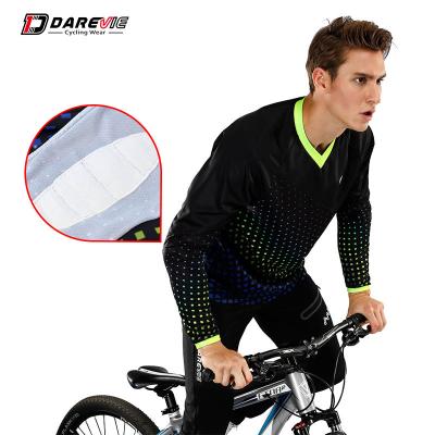 China Darevie breathable mountain bike singlet full sleeve men's mtb use downhill singlet mountain bike shirt for sale