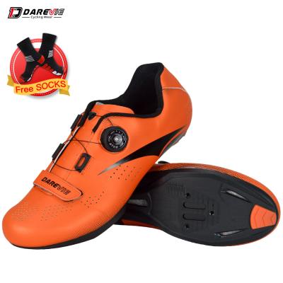 China Custom Breathable Men /Women Road Cycling Shoes Men Breathable Darevie Pack PU LOOK SPD-SL Bicycle Cycling Shoes for sale