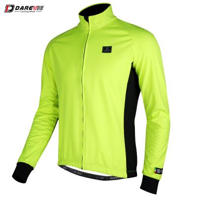 China Darevie Breathable Professional Cycling Jacket Men Windproof/Breathable/Warm Winter Warming Jacket for sale