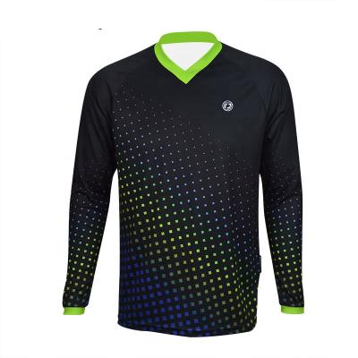 China China Wear Italy Ink Breathable Custom Cycling Polyester Mens Long Sleeve MTB Jersey for sale