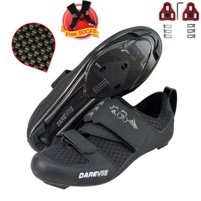 China Safe Goods And Breathable Ultralight Cycling Road Shoes Men's Tri Cycling Shoes Mountain Triathlon Shoes for sale