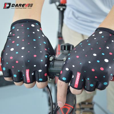 China 65% POLYESTER 30% POLYURETHANE 5% NYLON Outdoor Sports Bike Glove Cycling Gloves Half Finger Fingerless Winter Gloves Cycling Gloves for sale