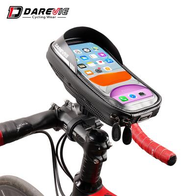 China Bicycle Waterproof Accessories Front Bags Under Tube Corner Pocket Storage Bag Repair Tool Kit Top Bag For Bike 23*9*9cm for sale