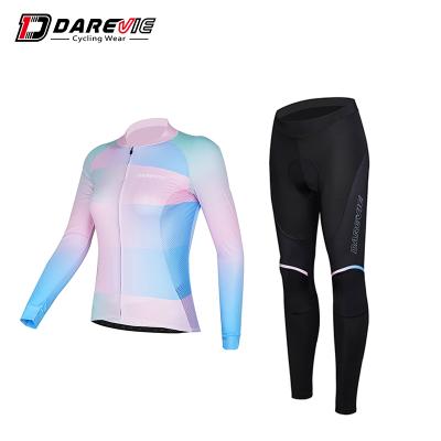 China Breathable Design Custom Sublimated Cycling Jersey Top Set Short Sleeve 3D Padded Shorts Bike Clothing for sale