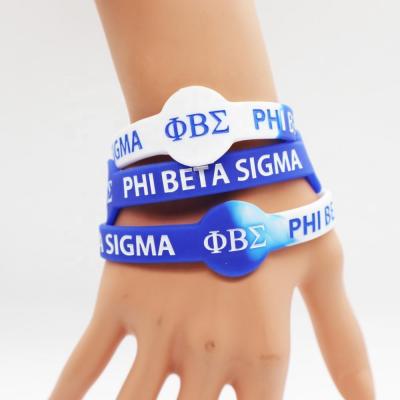 China Zeta Phi Beta Wristband Greek Letters Wristband Nice Promotion Wristband for Adults or Kids Zeta Phi Beta Sorority Use Wristband for sale