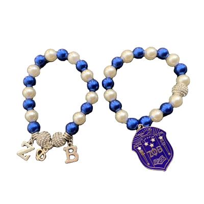 China New Design CLASSIC ZETA PHI BETA Bead Bracelets For Women Jewelry for sale