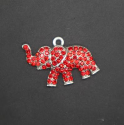 China CLASSIC /Greek Red Elephant Ped Charm Letters Sorority Girl Charm Jewelry Charms for sale