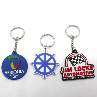 China 2D Custom Key Chain Metal Ring Custom Keychain Logo 