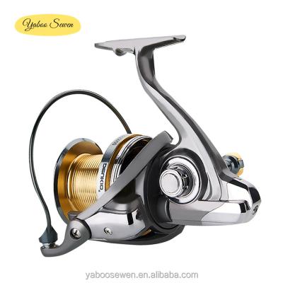 China Wholesale Aluminum Alloy+Nylon High Quality Aluminum Alloy Spinning Fishing Reels Distant Saltwater Lure Possibility for sale