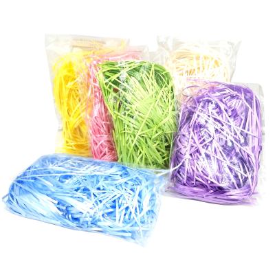 China Hot Selling Floral Sack Package Colored PP Sliver Strips Plastic Packing Tape for sale