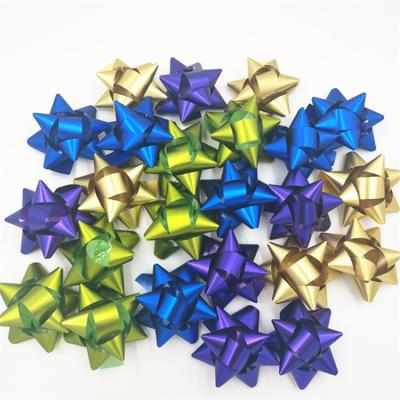 China Mini Floral Star Bow Gift Bow Decoration Colorful Flower Star Bows for sale