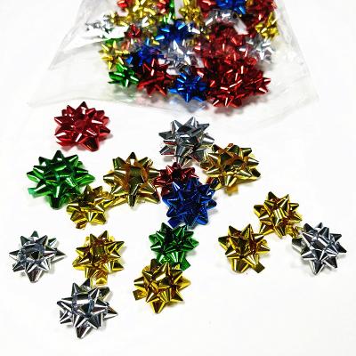 China Christmas Decoration Ribbon Bow Floral Wrapping Mini Star Bow Gift Box for sale