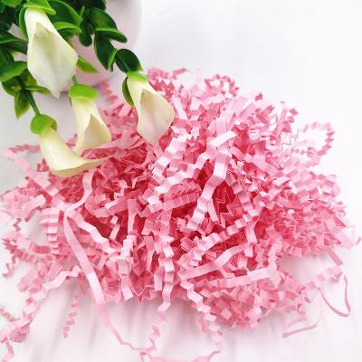 China Waterproof Recycle Cut Filler Paper Shredded Paper For Gift Box Basket Filler Filling Shredded Paper for sale