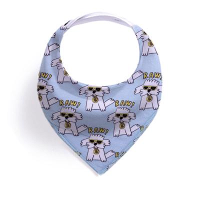 China Amazon Hot Sale Cotton Double Baby Bibs Baby Bandana Drool Viable 100% Bibs Adjustable Adjustable Customize Bibs for sale