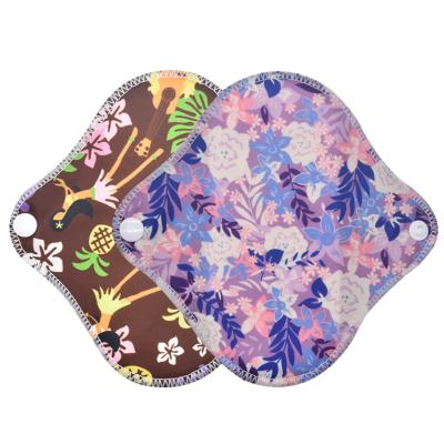 China Comfortable Sanitary Napkin Fabric Waterproof Feminine Menstrual Reusable Pads for sale