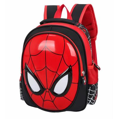 China Wholesale Cartoon Spiderman Eggshell Anti-lost Bag Schoolbag New Waterproof Kindergarten Children Boy Waterproof Satchel for sale