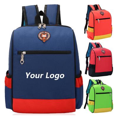 China Wholesale Waterproof Schoolbags For Primary School Students Customized Logo Kindergarten Kids Backpacks For Training Courses for sale