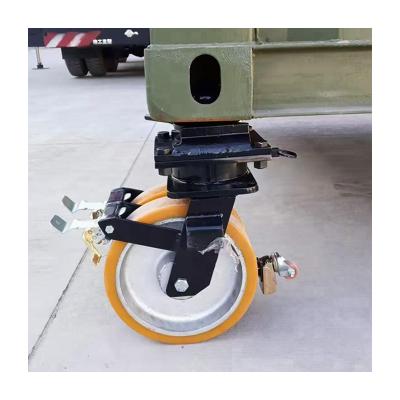 China Dumb / Wear Resistant SS Dual Wheels New Style ISO Shipping Sea Container Wheels Super Heavy Duty Caster Wheel for sale