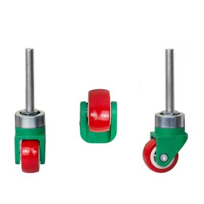 China Universal PIVOT Caster Caster Wheels Used On Glass Process Auger Machine PU Glass Wheels for sale