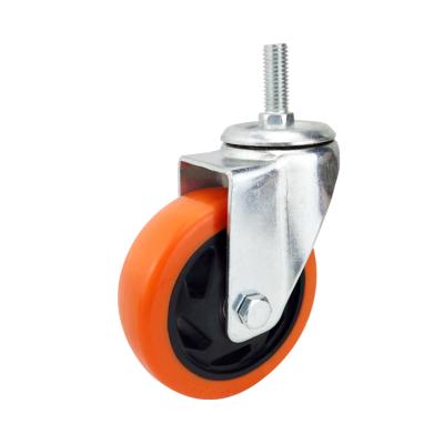 China High load capacity 3 4 high quality 5 inch medium duty caster wheels m12 screw caster for OED for sale