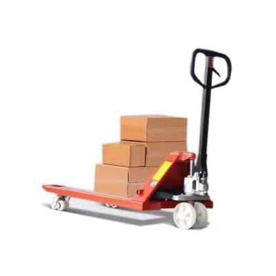 China Hotels Best Selling Hydraulic Hand Truck Hydraulic Pusher Pallet Products Pallet Lift Trolley 2 Ton Manual Forklift for sale