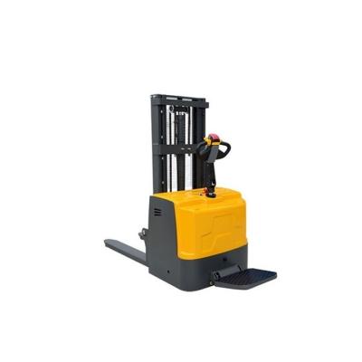 China Hotels Factory Direct Sale Low Price Manual Pallet Pusher Electric Forklift 2000kg Walking Electric Stacker Electric Forklift for sale