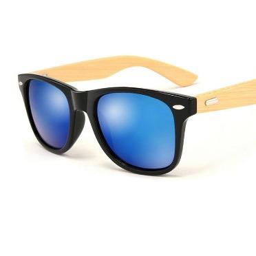 China Custom Handmade Fashion Wooden Sunglasses LOGO Sunglasses Customize Bamboo Wood Plastic Frame Temple Wood Sunglasses for sale