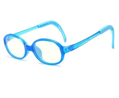 China Fashionable Tape OEM AC Glasses Blue-light Blocking Eye Anti Radiation Round Shape Glasses for sale