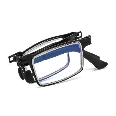 China Fahion Pocket Retractable Adjustable Metal Small Folding Reading Reader Magnifying Slim Glasses, Reading Glass Blue Light Blocking for sale