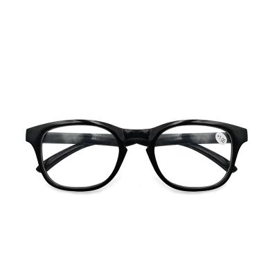 China 2022 Logo Cheap Blue Light Blocking Logo Frame Color Style Computer Reading Glasses Slim Custom Resin Black Blue Glasses Lazy Glasses for sale