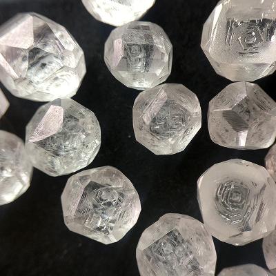 China Hot Selling Color Change Rough Diamond Synthetic Hpht Rough Diamond Big Size White Rough Diamond for sale