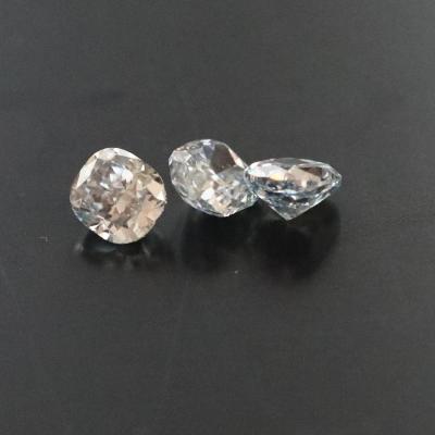 China Jewelry Making Lab Grown Cushion Cut High Clarity Fancy Color Vivid Blue Diamonds for sale