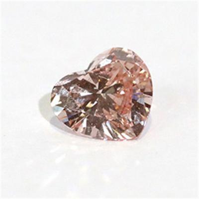 China Jewelry Making Lab Grown Elegant Fancy Pink Heart Cut Loose Diamond For Jewelry for sale