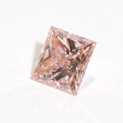 China Jewelry making pink diamond fancy princess cut for loose diamond jewelry hpht lab developed for sale