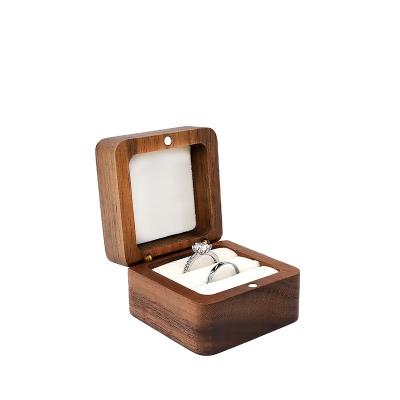 China Wooden High Quality Multifunctional Wooden Organizer Box Microfiber Ring Display Trays Earrings Jewelry Storagecase Newly for sale