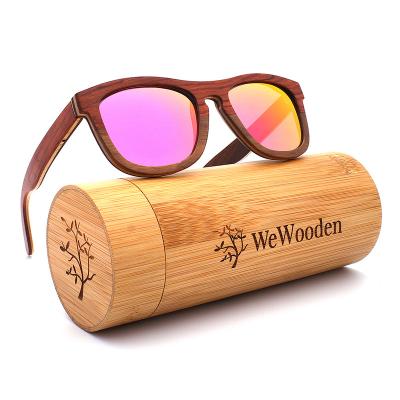 China Fashion Sunglasses Rosewood Sunglasses New 100% Real Polarized Handmade Men Gafas Oculos De Sol Madera Bamboo Men's Sunglass Sun Glass for sale