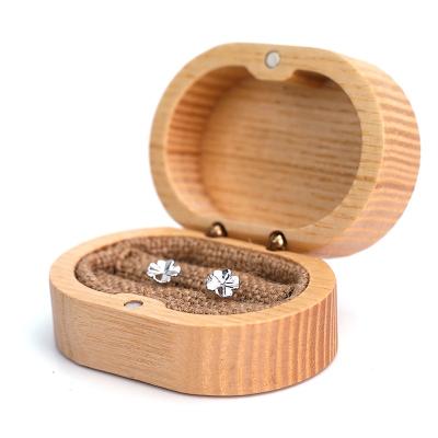 China Wooden Screen Luxury Woo Jewelry Package Ring Boxes Jewelry Box Custom Made With Laser Logo OEM Customized FORTE Style for sale