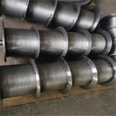 China Factory capable of designing and processing four and multiple lifting machine drums with lbs rope splines for sale