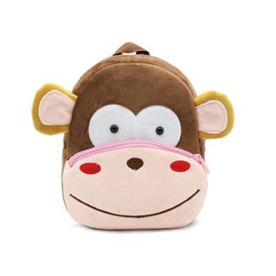 China Children Toy Gift/gather/high quality plush kindergarten plush backpack monkey plush backpack plush backpack China Manufacturer Custom Made Animal Brown mascot with logo for sale