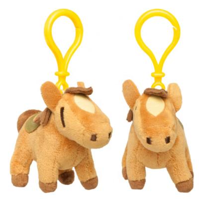 China Decoration/Home Gifts/Sale/Promotion Mini Plush Animal Stuffed Soft Custom Made Toy Keychain with Backpack Clip for sale