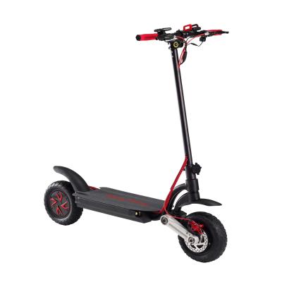 China 2021 New product 2 wheel 1000w dual motor fast kick scooter foldable kick scooter with one side suspension for sale